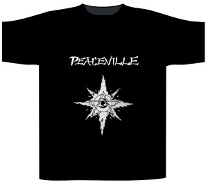 Peaceville white logo (black)