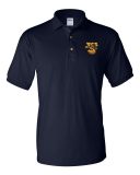 Yes50 'Embroidered Logo' Polo (Navy)