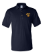 Yes50 'Embroidered Logo' Polo (Navy)
